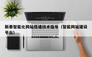 无棣新泰智能化网站搭建技术指导（智能网站建设平台）